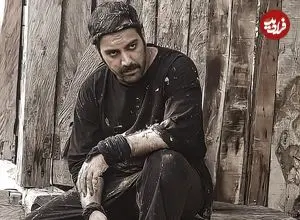 عکس| سفر در زمان؛ «سهراب» در حال استراحت در پشت صحنه سریال سوجان؛ سال 1402