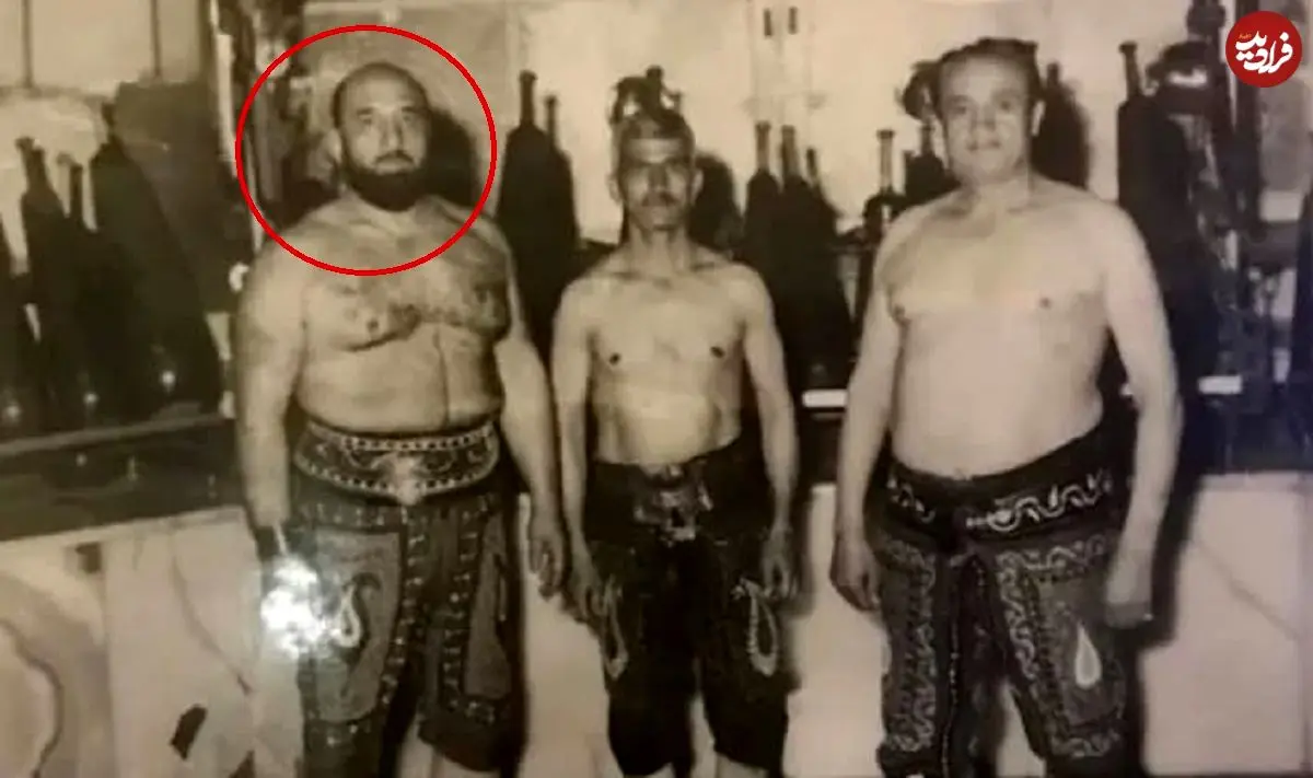 عکس| سفر در زمان؛ «شعبان بی مخ» در حال کباده کشی در جشن تولد «محمدرضا پهلوی»؛ سال 52