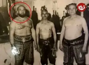 عکس| سفر در زمان؛ «شعبان بی مخ» در حال کباده کشی در جشن تولد «محمدرضا پهلوی»؛ سال 52