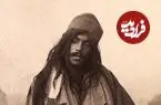عکس| سفر زمان؛ درویش ایرانی با پوستین پلنگی در دوران قاجار