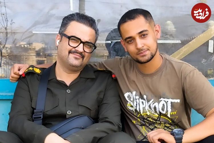 عکس؛ سفر در زمان؛ چهره «ساعد» در اتاق گریم سریال طوبی؛ سال 1403