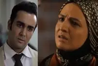 (عکس) «آرش و فرزانه» در پشت صحنه سریال «کیمیا»؛ سال 1394