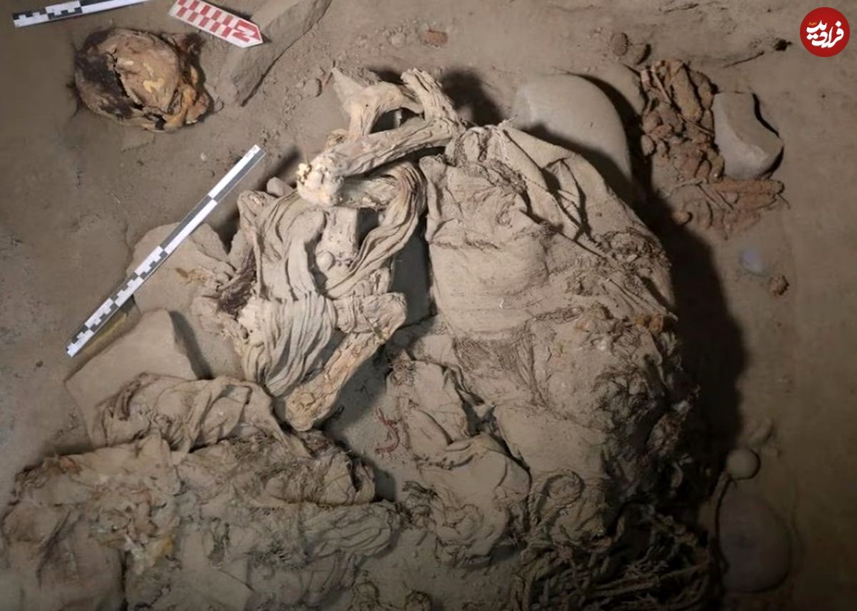 (ویدئو) کشف مومیایی ۱۲۰۰ ساله یک نوجوان با پوست و موی سالم