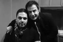 (عکس) حضور احسان علیخانی در خانه عمو پورنگ برای عیادت از مادرش