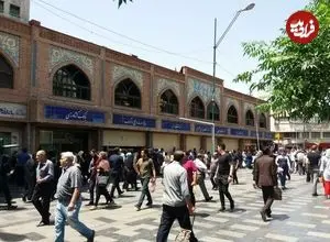 عکس| سفر به ایران قدیم؛ تصویر کمتردیده شده از «بازار تهران»؛ 90 سال قبل