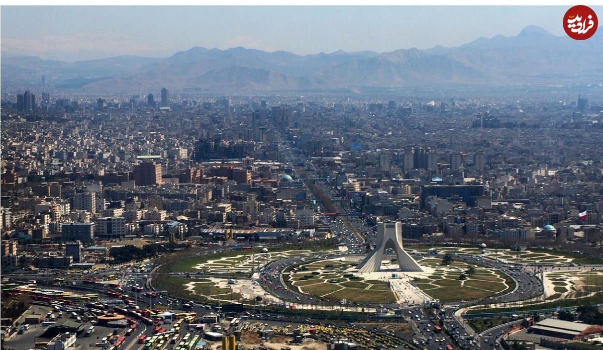 عکس؛ سفر در زمان؛ «دورنمای شرق تهران از بالای شمس‌العماره» در دوره قاجار
