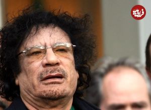 عکس| سفر در زمان؛ «معمر قذافی» و پسرش در سازمان ملل؛ دو سال قبل کشته شدن