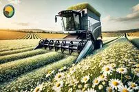 ببینید| روند برداشت گل بابونه و تهیه روغن و اسانس با آن در فرانسه