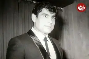 عکس| سفر در زمان؛ «نعمت الله آغاسی» به همراه پسر خردسال اش در یک مهمانی؛ دهه 50