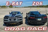 عکس؛ کدام نسخه کوروت سریع‌تر است؟ درگ E-Ray با Z06