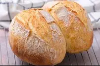 (ویدئو) طرز پخت نان ساده و خوش طعم با 800 گرم آرد