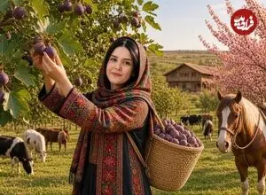 ببینید| غذای روستایی در ایران؛ ساخت تنور گلی؛ پخت نان و  تهیه مربای انجیر