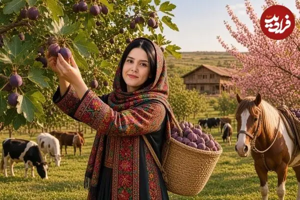 ببینید| غذای روستایی در ایران؛ ساخت تنور گلی؛ پخت نان و  تهیه مربای انجیر