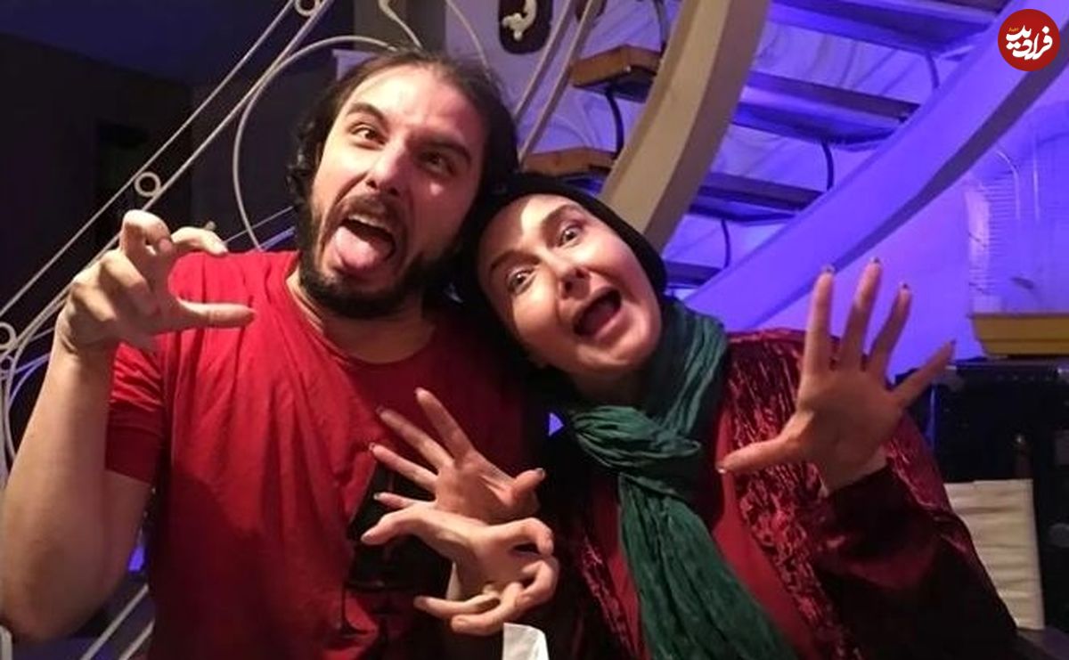 عکس| سفر زمان؛ «کتایون ریاحی» در جشن تولد 38 سالگی پسرش «پوریا»؛ سال 1400