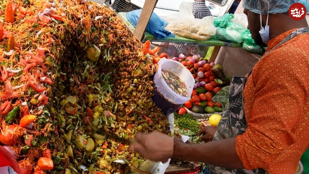 (ویدئو) غذای خیابانی؛ چانا چات ماسالا مشهورترین غذا در خیابان های بنگلادش