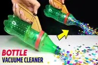 ببینید| نحوه درست کردن یک جارو دستی خلاقانه با بطری نوشابه در خانه