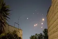 ببینید؛ موشک‌های ایران در آسمان ضفه و خوشحالی مردم