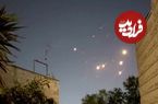 ببینید؛ موشک‌های ایران در آسمان ضفه و خوشحالی مردم