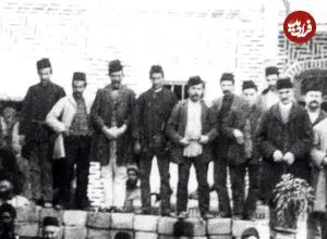 عکس| سفر زمان؛ تاجران ارمنی و کارگران کشمش‌پاک‌کن در دوران قاجار