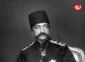 عکس| سفر در زمان؛ تصویری قدیمی از ناصرالدین شاه