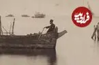 عکس| سفر زمان؛ تصویر استثنایی و شاعرانه از «بندر انزلی» در دوران قاجار