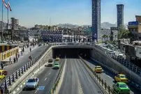(عکس) تهران قدیم؛ «وقتی زیرگذر میدان شهناز/امام حسین(ع) را می ساختند»؛ سال 51