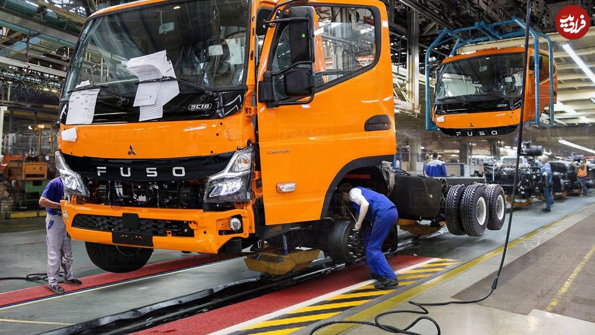 ببینید؛ نگاهی به مراحل طراحی، تولید و مونتاژ کامیون های میتسوبیشی فوسو در ژاپن