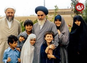 عکس؛ سفر به تاریخ؛ «زهرا مصطفوی، دختر امام خمینی» در بیت رهبری؛ سال 1401