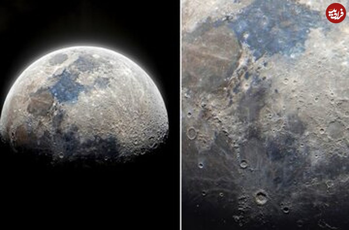 این عکس از ماه با ترکیب ۲۸۰ هزار تصویر ساخته شده است