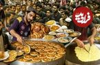 ببینید؛ غذای خیابانی در پاکستان؛ پخت نیمرو با نان سنتی پاراتا در کراچی