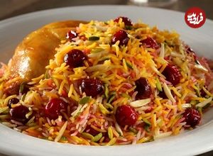 طرز تهیه آلبالو پلوی مجلسی با مرغ