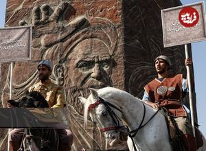 تصاویر؛ رژه سربازان هخامنشی در خیابان انقلاب تهران