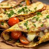 ببنیید؛ طرز تهیه کرپ بادمجان با مرغ و گوجه گیلاسی توسط آشپز ایتالیایی