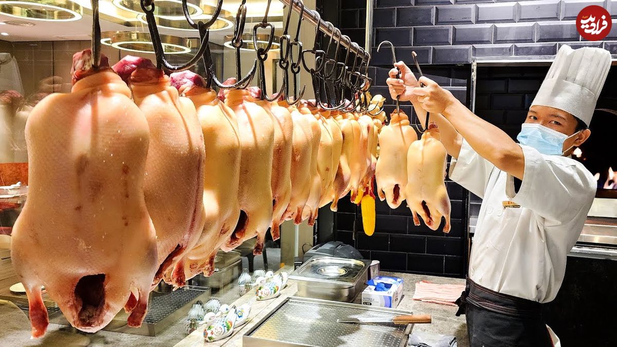 ببینید؛ غذای خیابانی در مالزی؛ اردک بریان شده و ران کامل بره در کوالالامپور