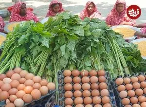 ببینید| غذای روستایی در بنگلادش؛ پخت یک غذای سنتی با تخم مرغ، سبزیجات و دال عدس