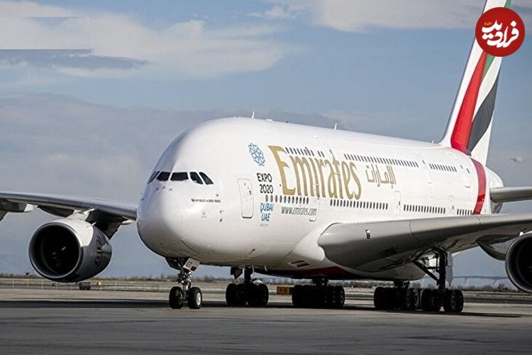 (ویدئو) تیک آف تماشایی هواپیمای غول پیکر A380