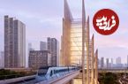 عکس؛ پُز تازه دبی؛ اولین ایستگاه آبی مترو با ارتفاع ۷۴متر!