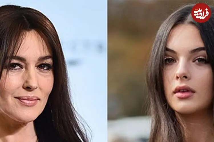 عکس| دختر مونیکا بلوچی که نسخه جوانی خودش است