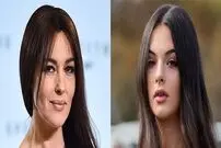 عکس| دختر مونیکا بلوچی که نسخه جوانی خودش است