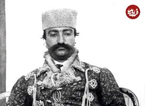 عکس| سفر زمان؛ یکی از همسران ناصرالدین شاه در بستر بیماری