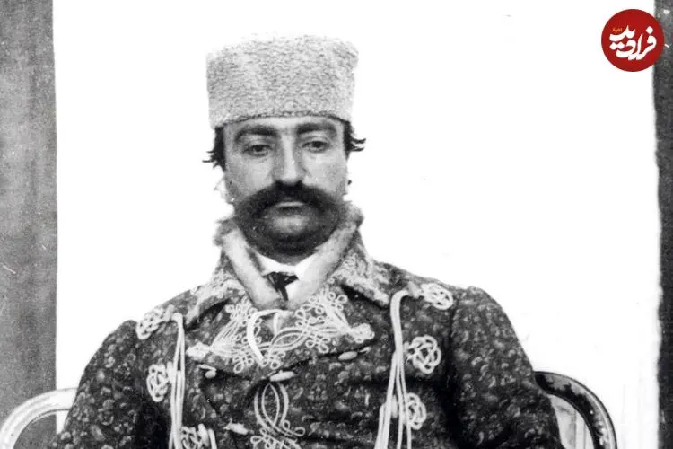 عکس| سفر زمان؛ یکی از همسران ناصرالدین شاه در بستر بیماری