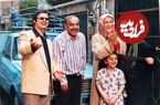 عکس؛ سفر در زمان؛ «علی، نرگس، سحر و ناهید» در پشت صحنه سریال خانه به دوش؛ سال 83