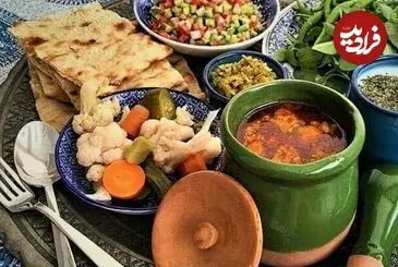 عکس| سفر زمان؛ تصویری از یک «دیزی فروشی» در تهران در دوران قاجار