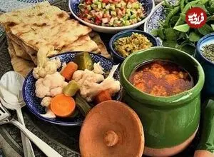 عکس| سفر زمان؛ تصویری از یک «دیزی فروشی» در تهران در دوران قاجار