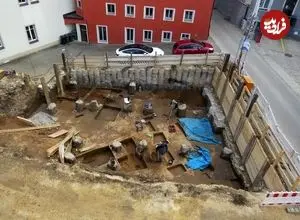 کشف معبد 2 هزارسالۀ «میترا» و سکّه‌های رومی در جریان پروژۀ خانه‌سازی در آلمان