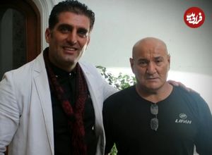 عکس| سفر در زمان؛ «صفر کشکولی» در حال فیگور گرفتن در مسابقات پرورش اندام در کویت؛ سال 41