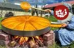 ببینید| غذای روستایی در آذربایجان؛ پخت باقلوا گردویی در روستا