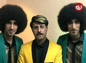 عکس؛ سفر در زمان؛ «سالار، رحمان و رحیم» در پشت صحنه سریال پایتخت 7؛ سال 1403