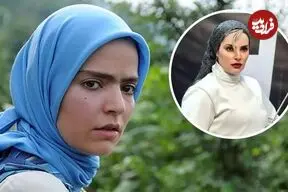 عکس| چهره روز؛ «سپیده خداوردی» با تیپ و ظاهر متفاوت در اتاق گریم سریال اکسیر