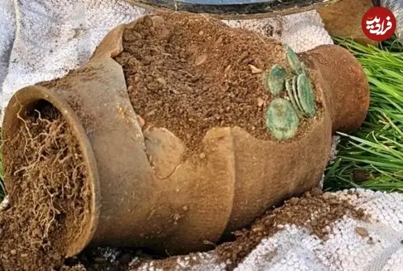 کوزۀ حاوی 15 هزار سکه رومی از زیر خاک بیرون آمد